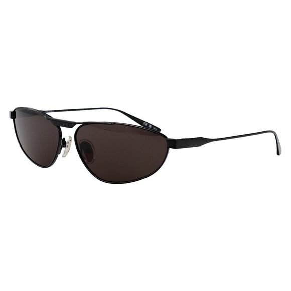 NEW BALENCIAGA BB0417S 001 BLACK SUNGLASSES - Picture 1 of 3